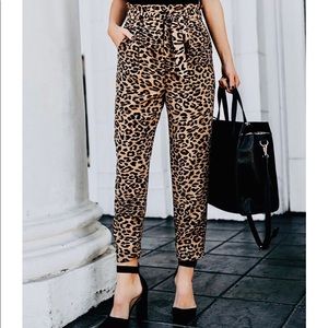 Bold Elements Womens Paperbag Waist Pant - Plus